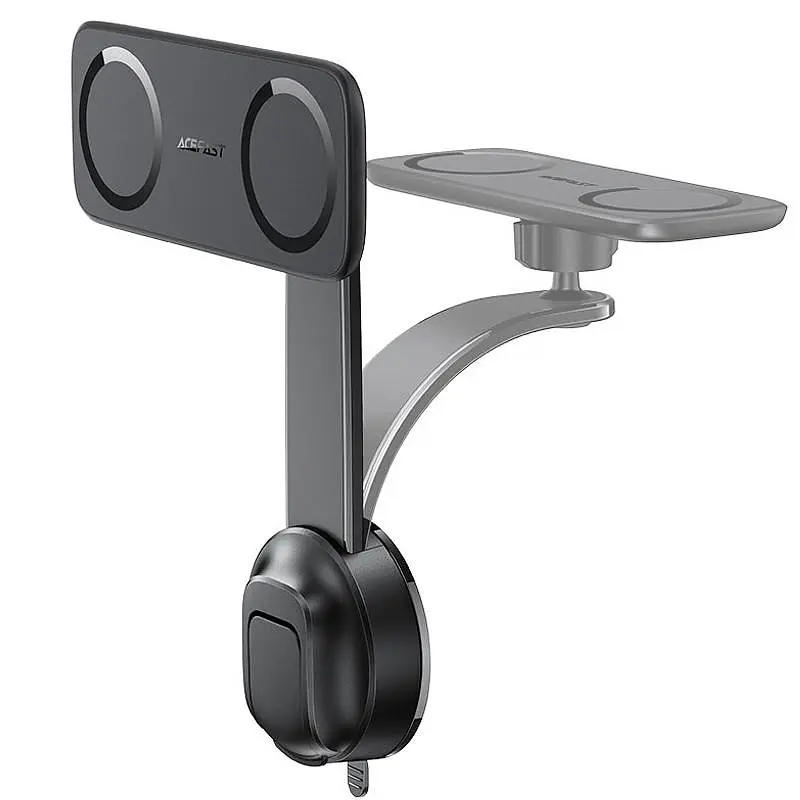 Автодержатель Acefast D60 Dual Mount Black - фото 2