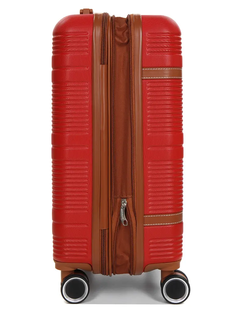 Валіза маленька S ABS-пластик Worldline Airtex 629 56×36×22см 38л Червона - фото 7
