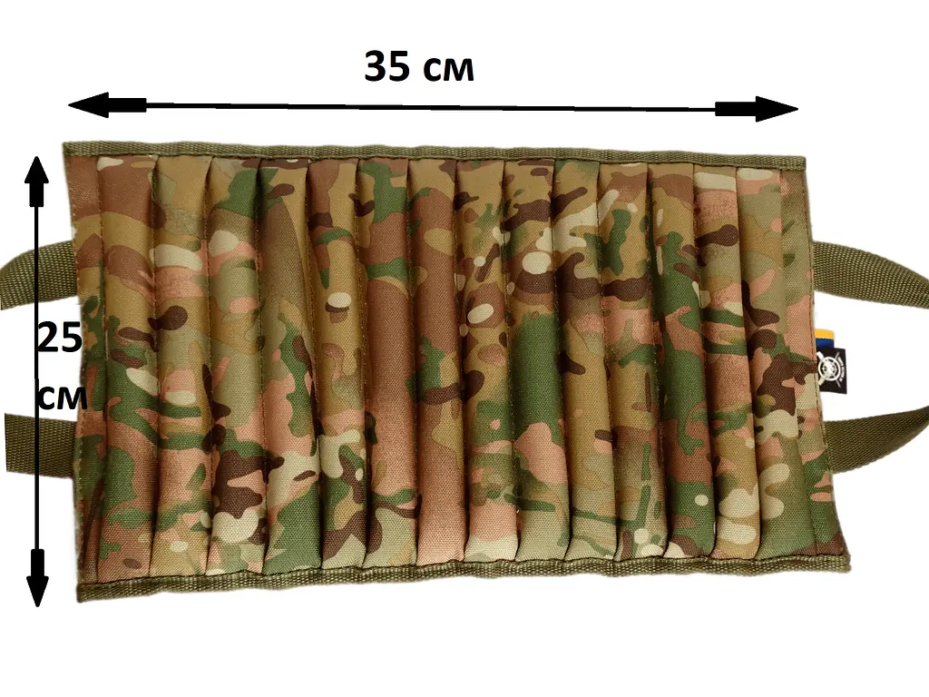Килимок для сошок стрілецький GEN 1 35×25 см | Малий мат із піском для стабільності зброї - фото 2