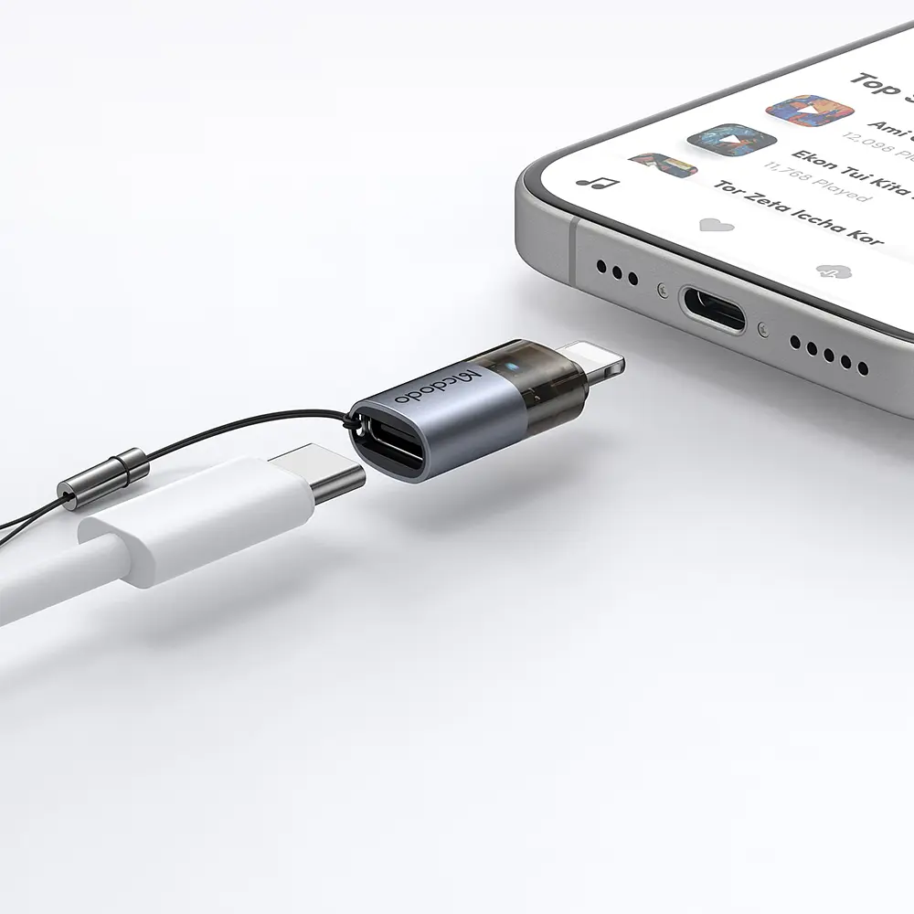 Адаптер McDodo USB-C to Lightning 36W Charging Adapter OT-7630 Black - фото 2