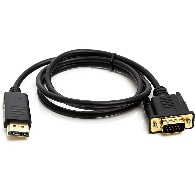Кабель PowerPlant DisplayPort - VGA (M/M), 1 м (CA911882) - фото 2