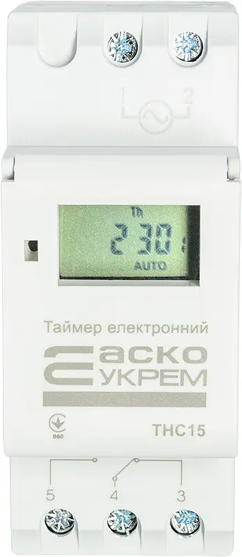 Таймер АСКО-УКРЕМ THC15 недельный электронный (A0090040005) - фото 3