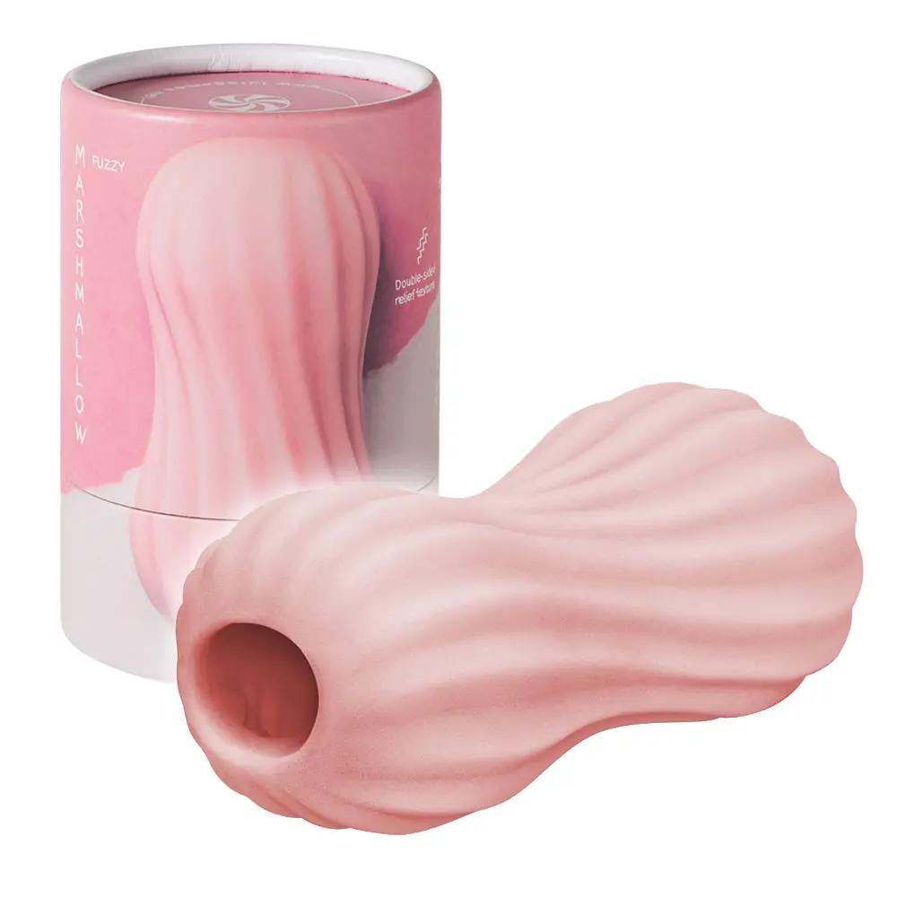 Двусторонний мастурбатор Lola games Marshmallow Fuzzy розовый - фото 7