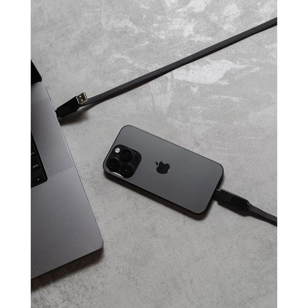 Кабель Rolling Square inCharge XL 2 м чорний (XLM01R) - фото 11