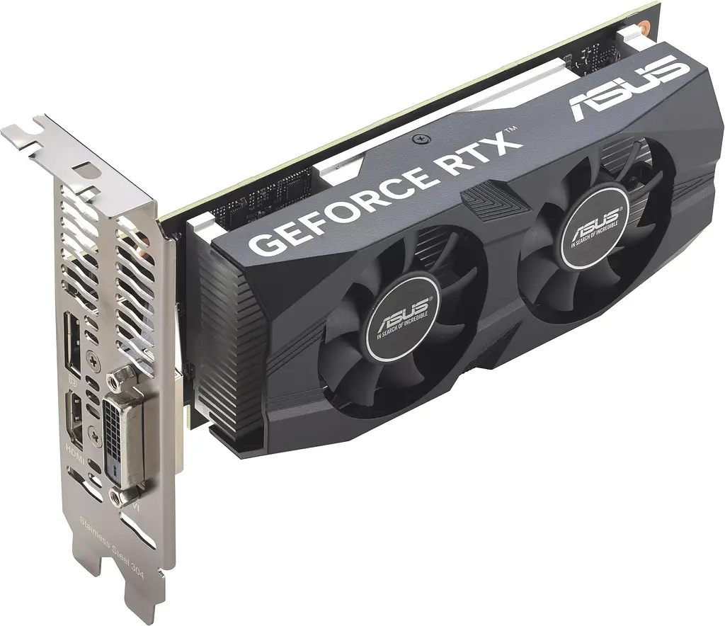 Відеокарта GeForce RTX 3050 6GB Asus LP Brk OC (RTX3050-O6G-LP-BRK) - фото 5