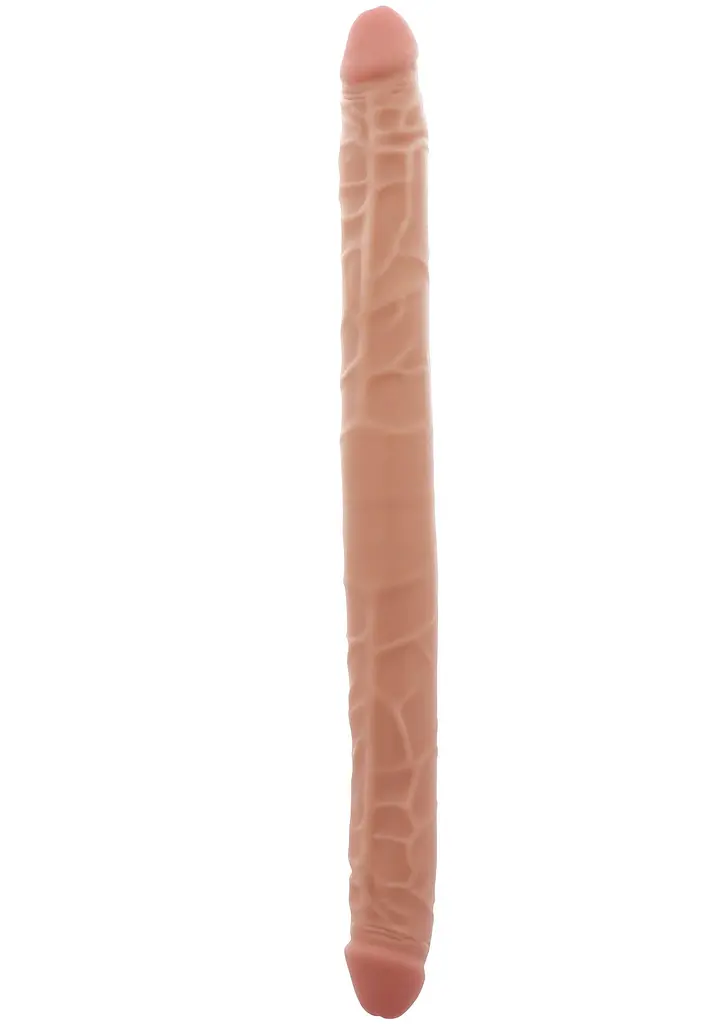 Двосторонній фалоімітатор Get Real Double Dong 16 inch 40 см тілесний - фото 2