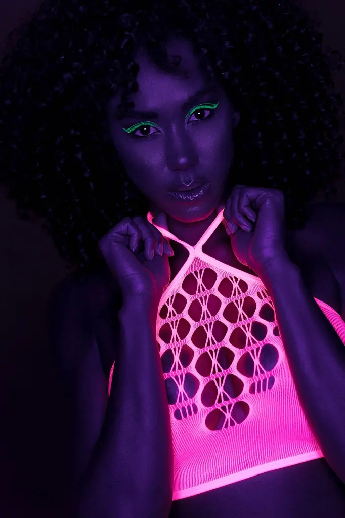 Комплект білизни Ouch! Neon, XS/XL (рожевий) - фото 9