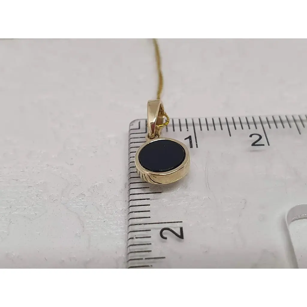 Золота підвіска Платон з агатом. 2П164/67Б - фото 3