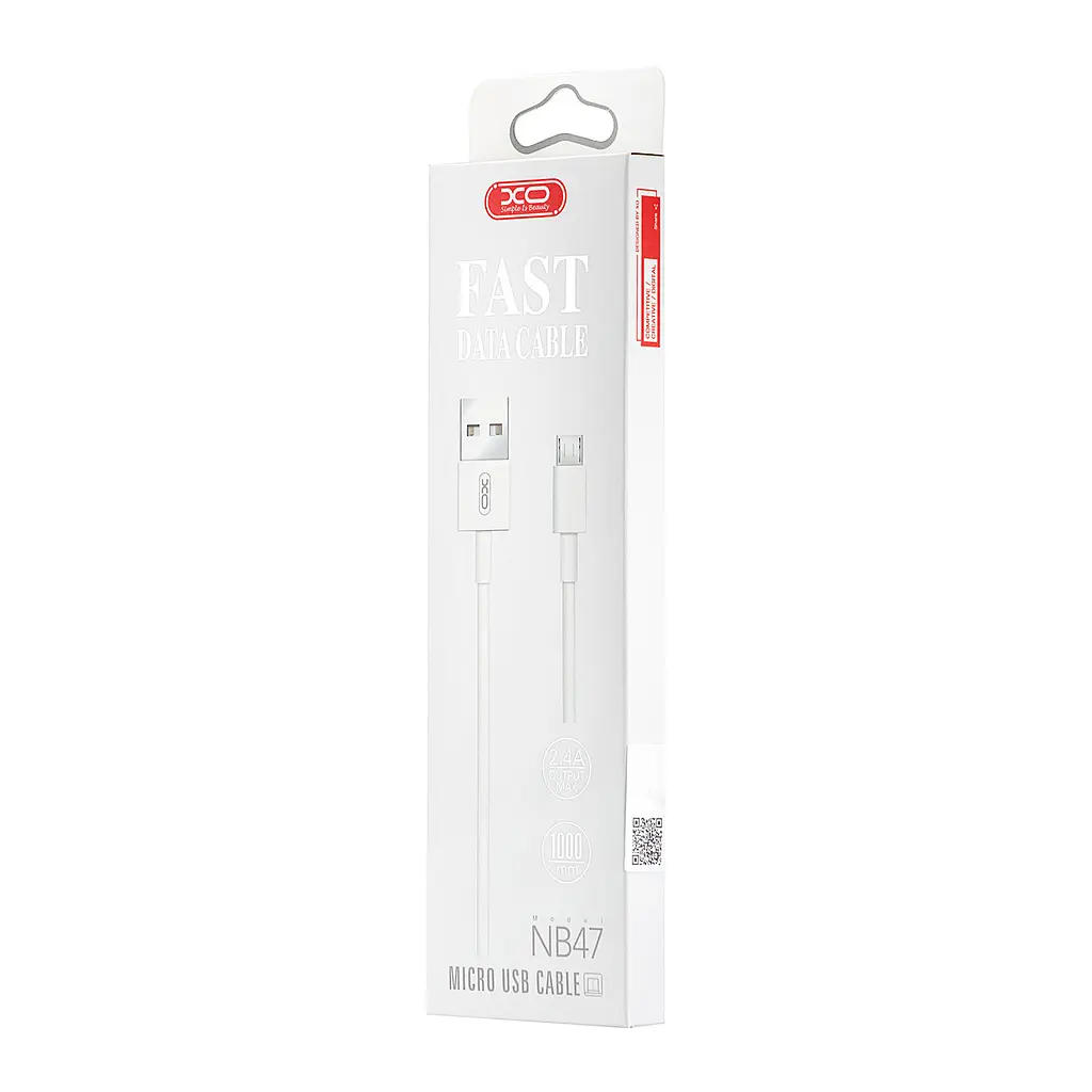 Кабель XO NB47 Micro-USB 1 м білий - фото 2