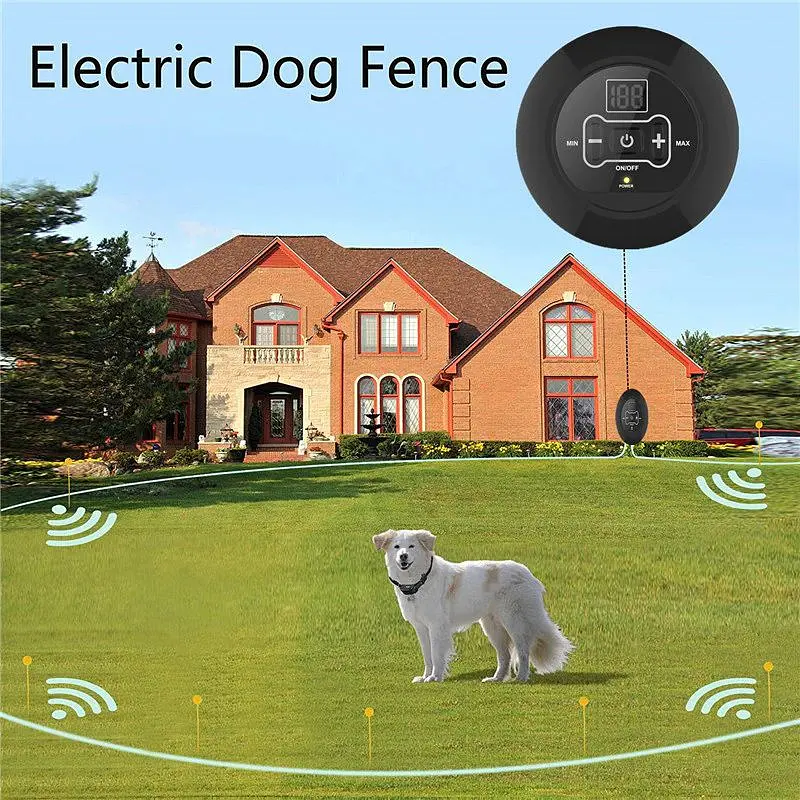Беспроводной электронный забор для собак Wireless Dog Fence WDF-600, с 1 ошейником (100821) - фото 4