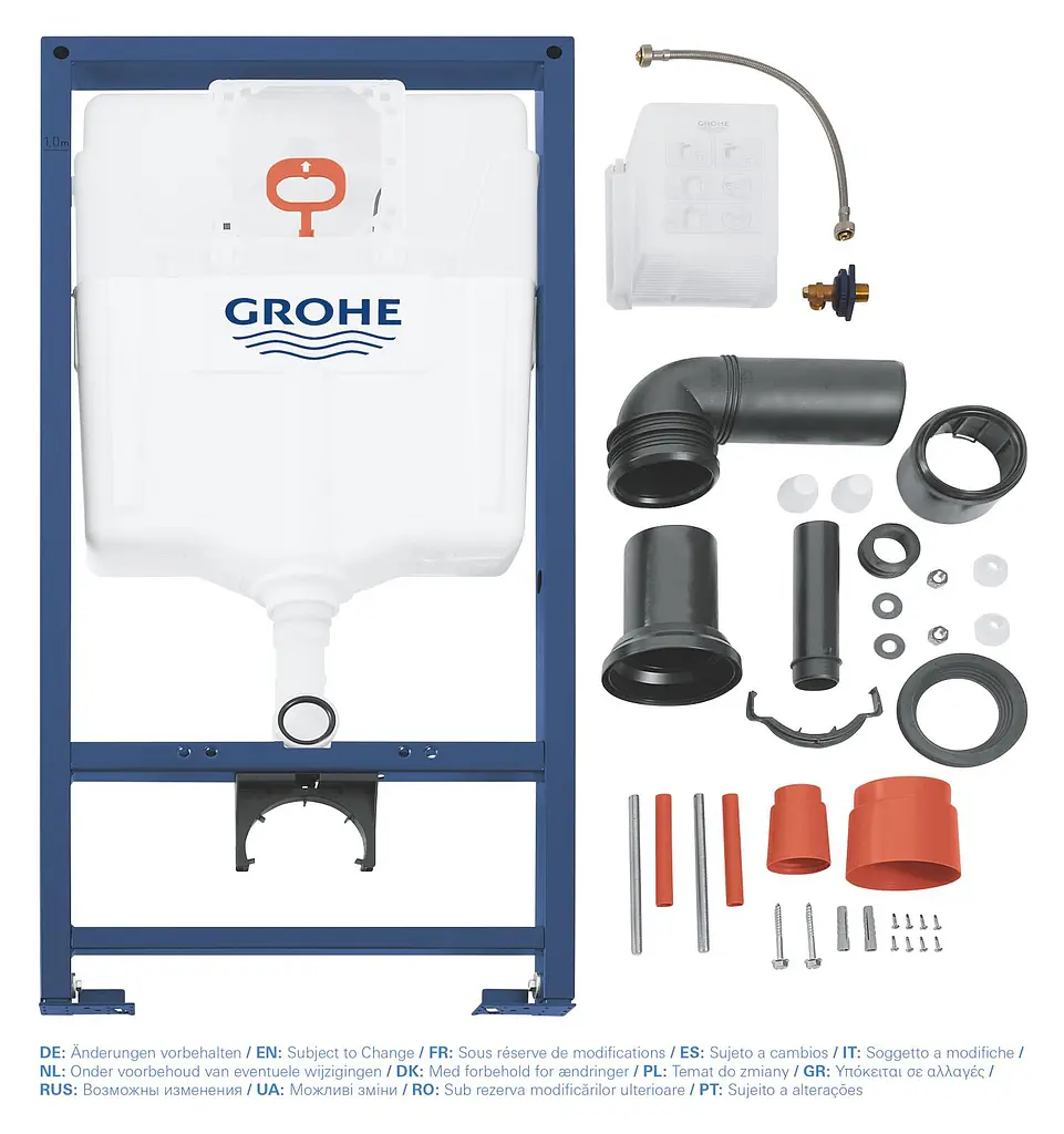 Інсталяція для унітазу 3-в-1 1.13 м висота установки Grohe Rapid SL 38772SH0 - фото 7
