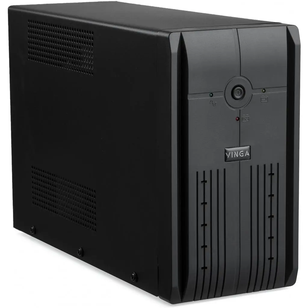 Пристрій безперебійного живлення Vinga LED 650VA metal case with USB (VPE-650PRMU) - фото 2