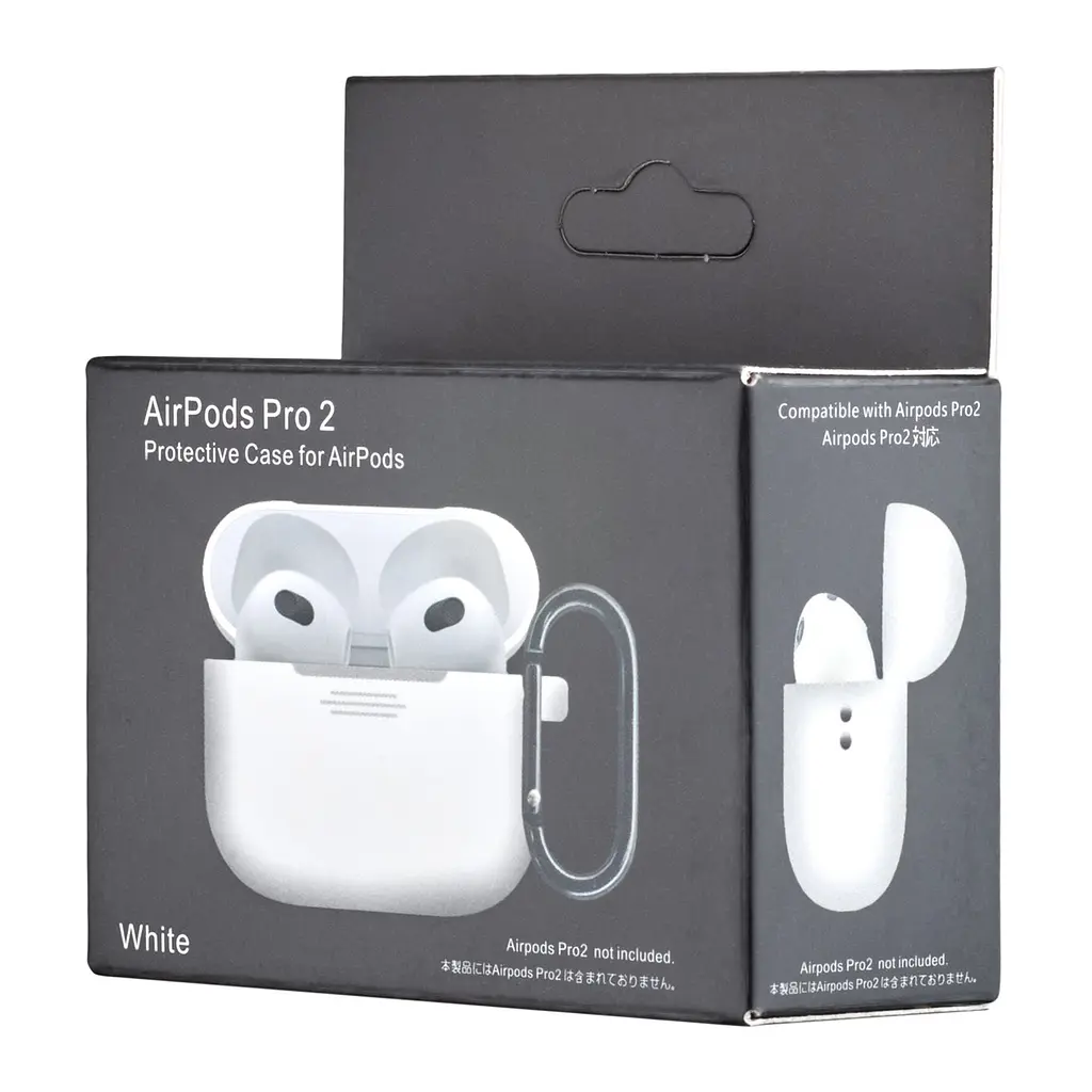 Чохол Silicone Case 1,2mm for AirPods Pro 2 Білий - фото 2