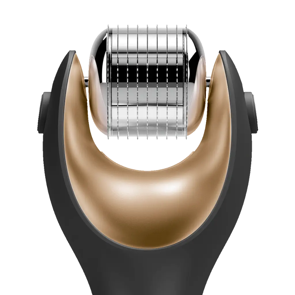 Насадка з мікроголками GESKE MicroNeedle Head до електронного ролика для обличчя хром - фото 2