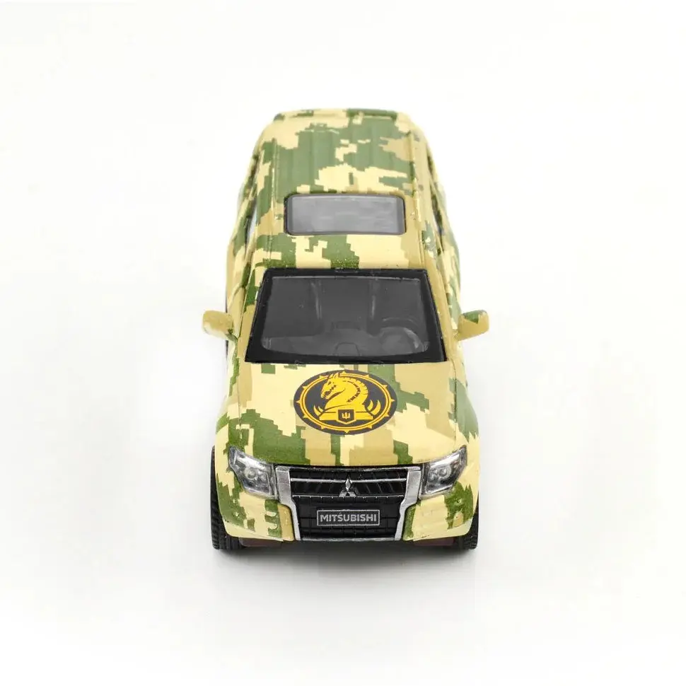 Автомодель серії Шеврони Героїв Mitsubishi Pajero 4WD Tubro 47 ОМБр TechnoDrive 250361M - фото 6