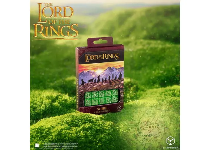 Набір кубиків The Lord of the Rings: Shire 10xD6 Dice Set (LOTR/190166/SHI/B) - фото 6
