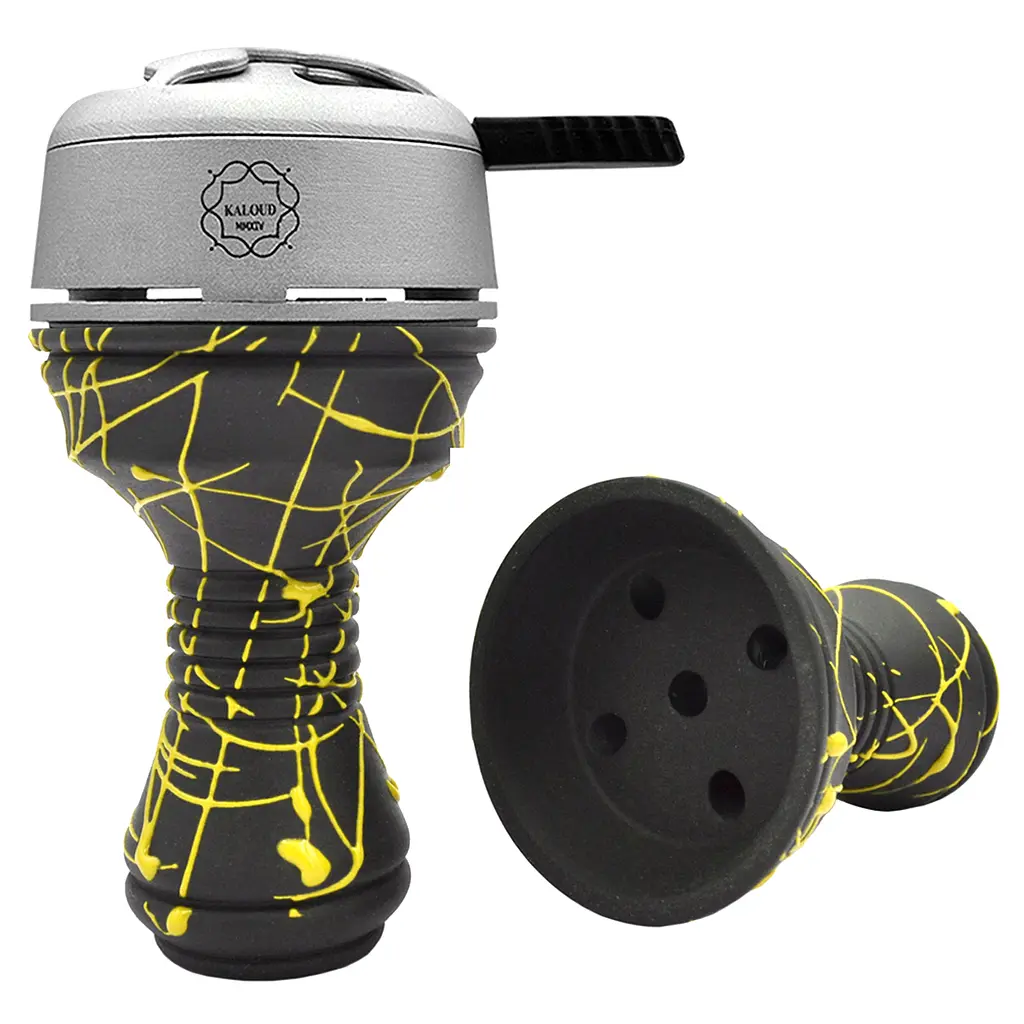 Чаша для кальяну Gusto Bowls Killa Bowls BLACK Glaze жовтий - фото 2