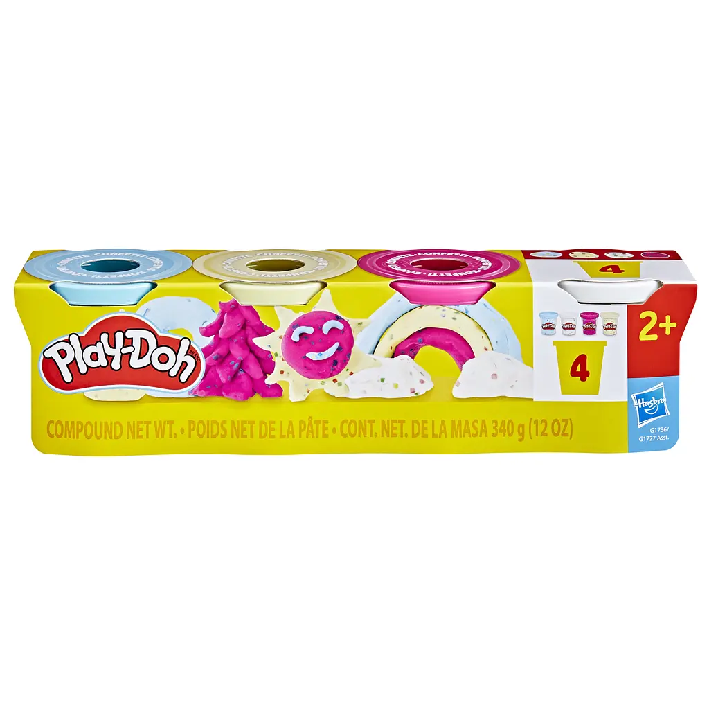 Набір маси для ліплення Play-Doh з ефектами 4 баночки (G1727_G1736) - фото 3