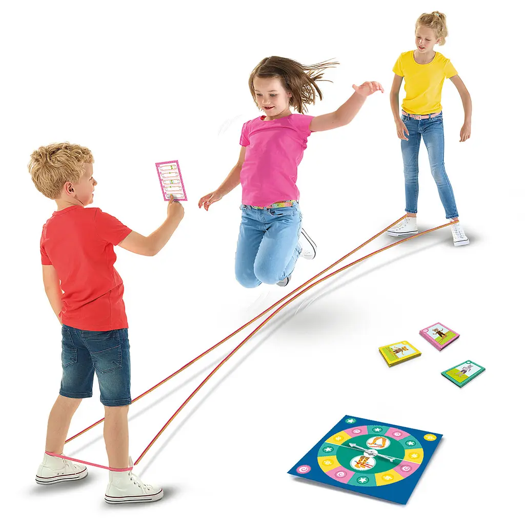 Развивающая игра с резинкой для прыжков SES Creative Прыгающая команда (02248S) - фото 3