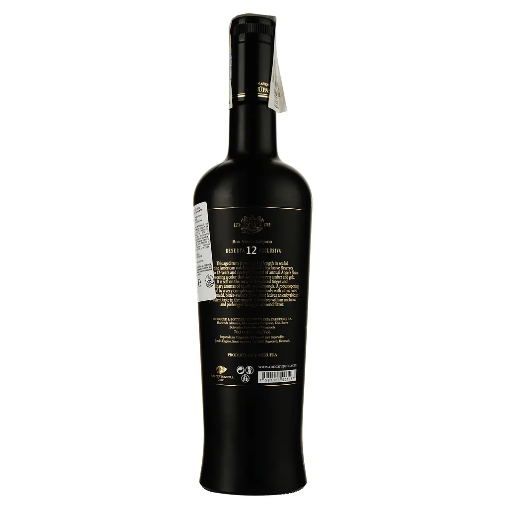 Ром Carupano Reserva Exclusiva Anejo 12 yo 40% 0.7 л - фото 2