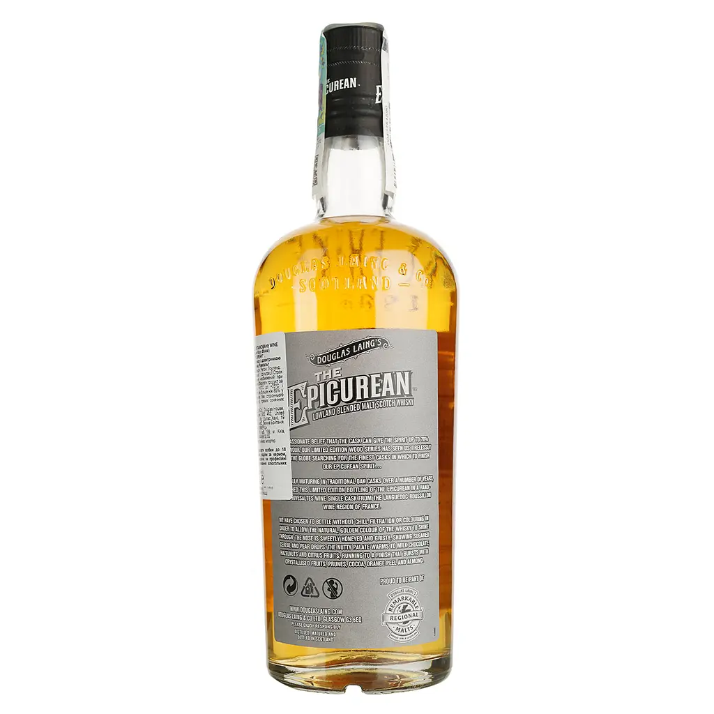 Віскі The Epicurean Single Rivesaltes Wine Cask 48% 0.7 л в подарунковій упаковці - фото 5