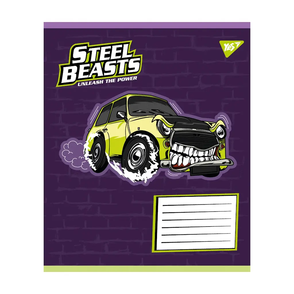 Зошит Yes Steel Beasts А5 12 аркушів лінія (767710), в асортименті - фото 6