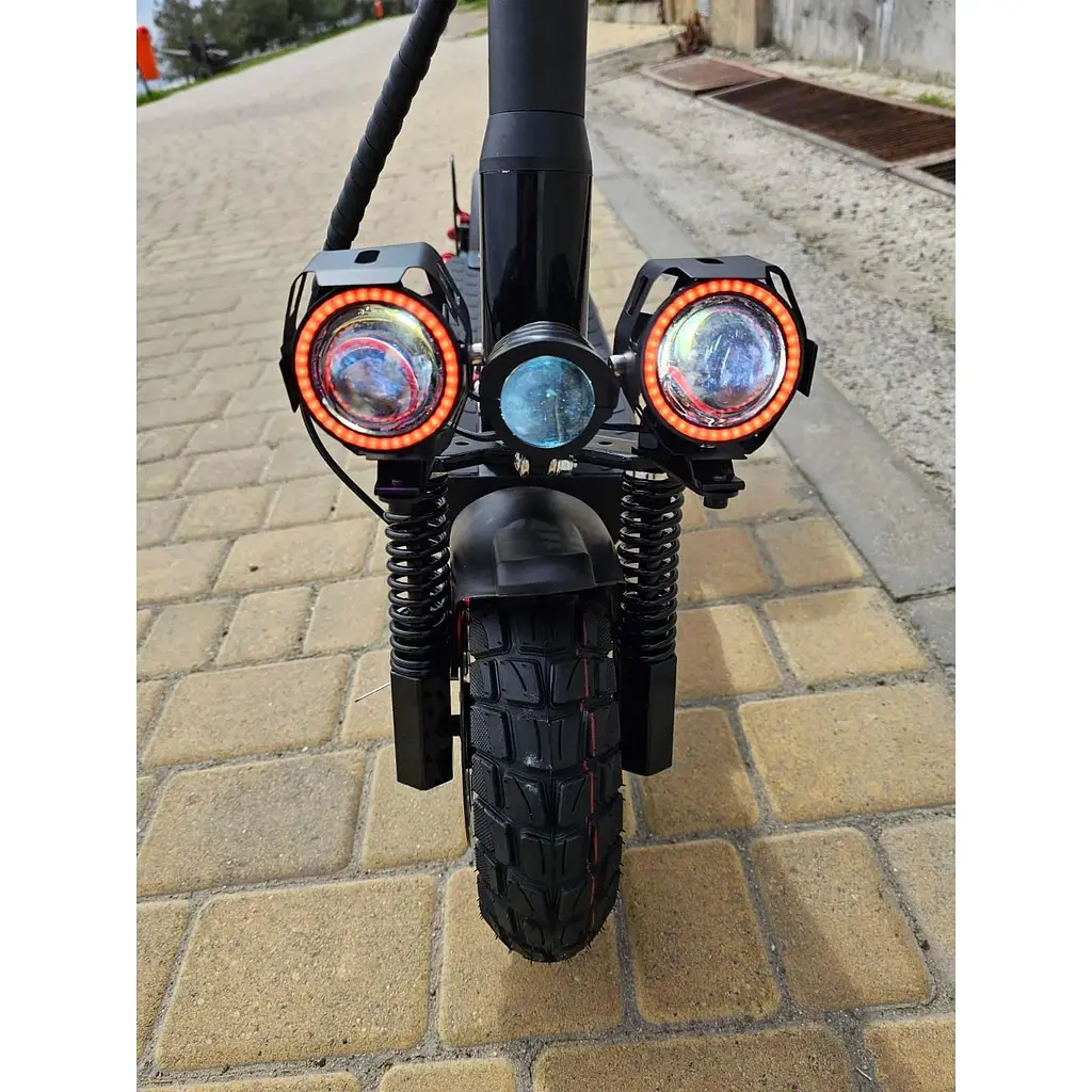 Електросамокат із сидінням KugooKirin M4 PRO Plus (1000W, 18Ah) +Вольтметр +3 фари - фото 7