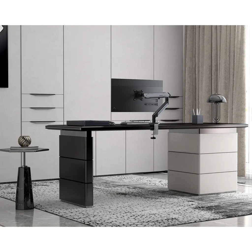Настольное крепление для монитора Anda Seat Stealth Pro II 17''-42'' Titanium (AD-W-A9-1S-BT) [123482] - фото 10