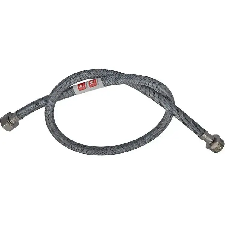 Гнучке підведення Zerix ZHN-02-FM1/2"-080 (нейлонове обплетення, гайки нерж) ZX5150