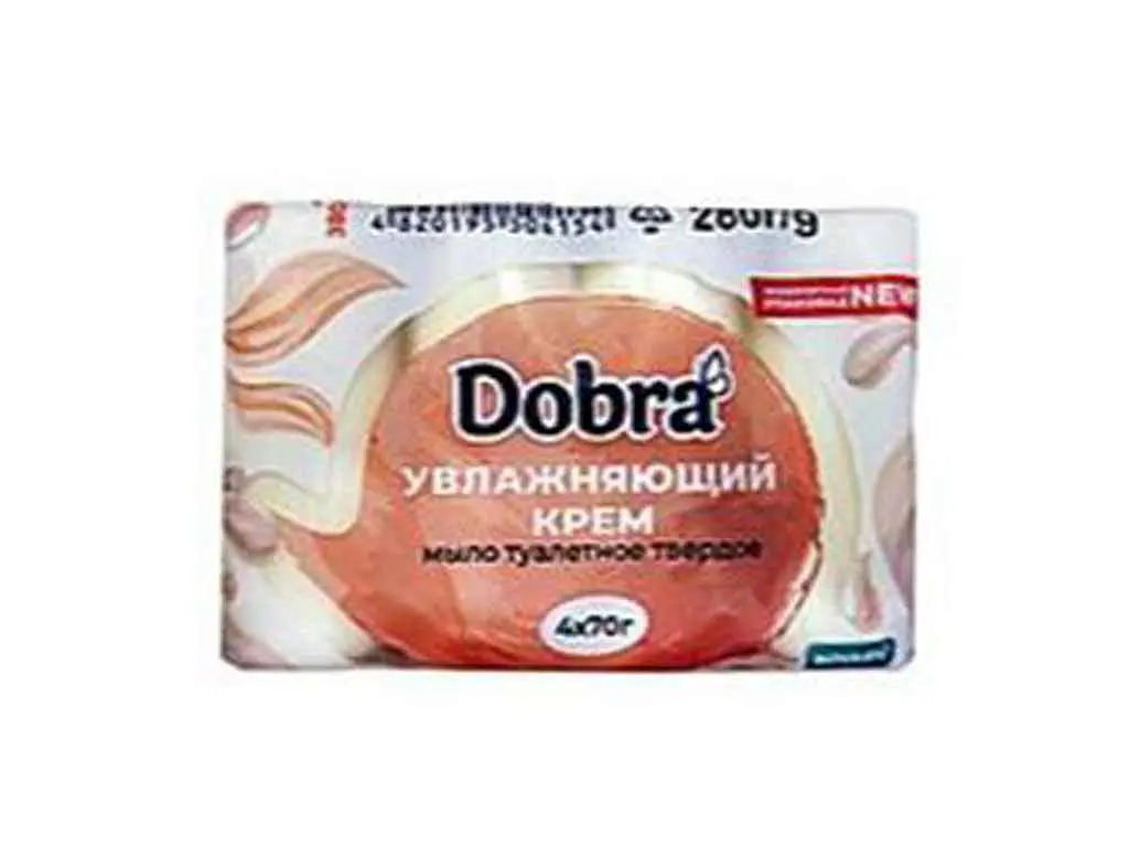 Мило DOBRA туалетне Зволожуючий 4x70г