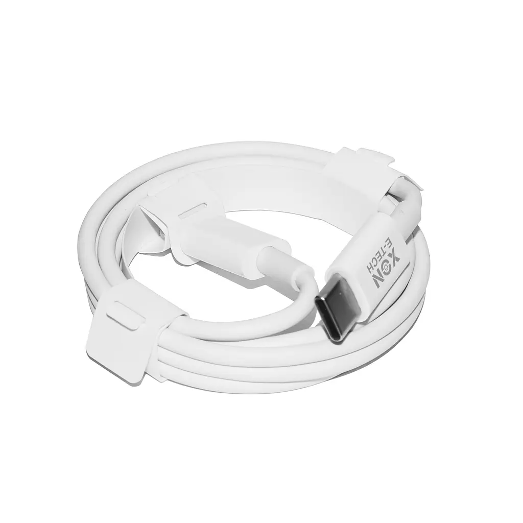 Кабель XON SmartCable Type-C - Type-C 60W 1м MaxCharge (SC102C6W1W 3678) Білий - фото 4