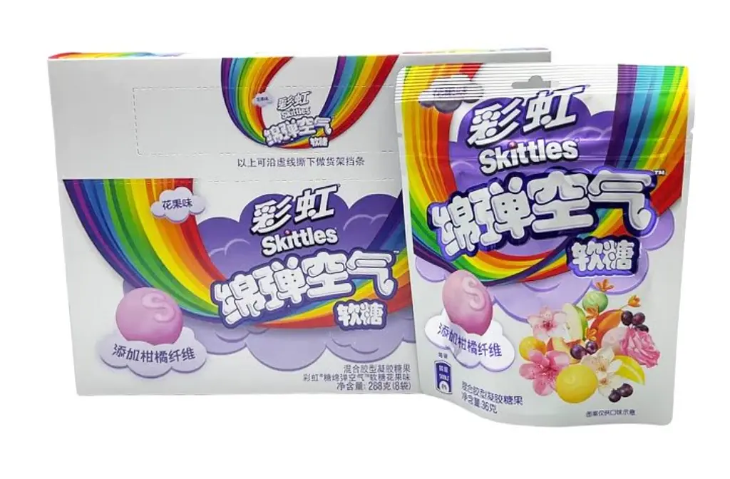 Жувальні цукерки Skittles Gummies Clouds Original Fruit Flavor 36г - фото 4