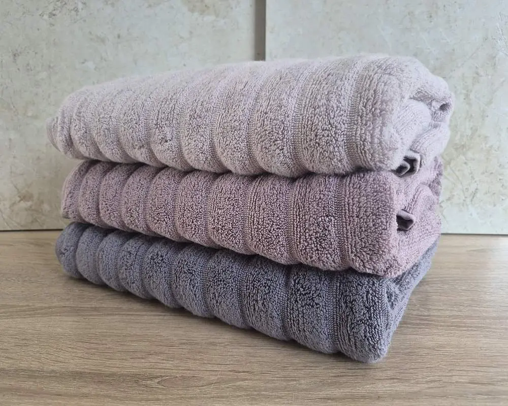 Набір турецьких махрових рушників Cestepe MicroCotton Premium 3 штуки 70x140 Ezgi 2 щільність 600 г/м2 - фото 4