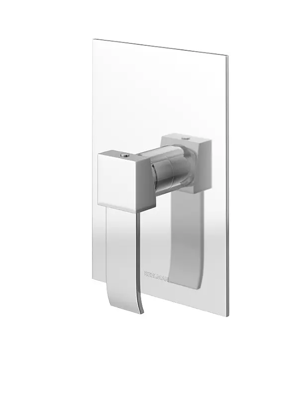 Душова система Kohlman Axis 25 chrome + BOX прихованого монтажу QW220NR25, Хром - фото 3
