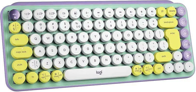 Клавиатура Logitech POP Keys Wireless Mechanical Keyboard Daydream Mint (920-010736) - фото 2