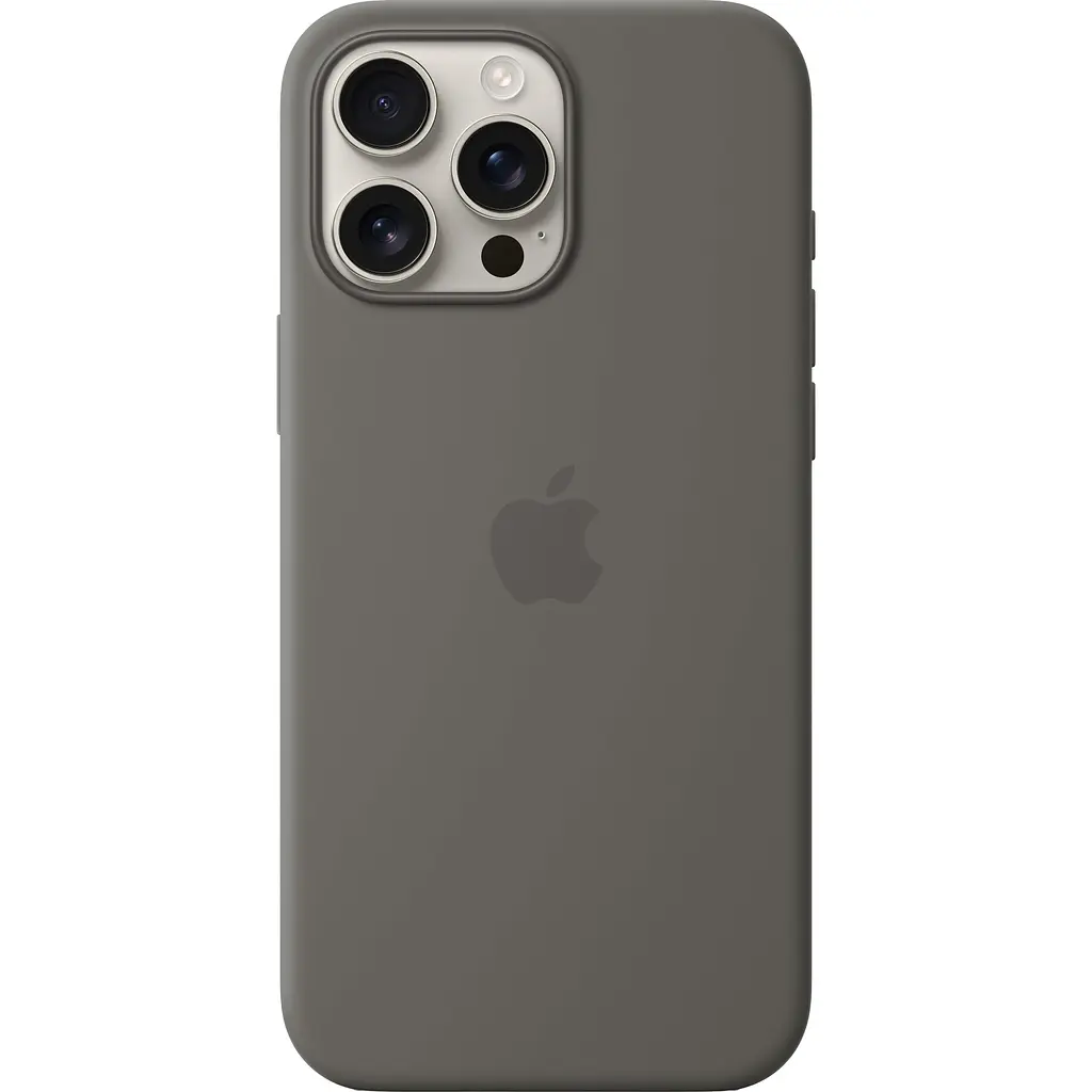 Чохол Silicone Case with MagSafe для Apple iPhone 16 Pro Max Stone Gray AAA [119556] - фото 2