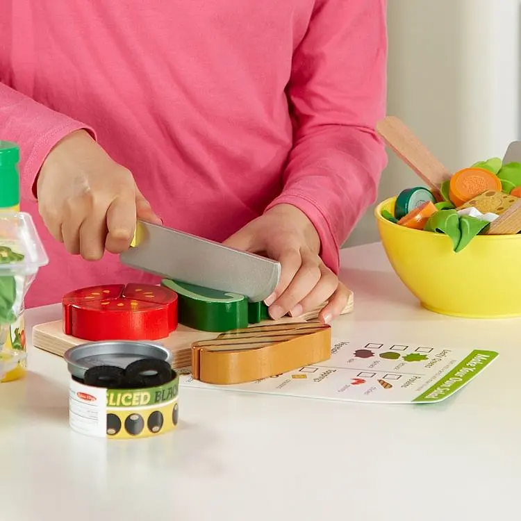 Ігровий набір Melissa & Doug Нарізка салату (MD19310) - фото 6