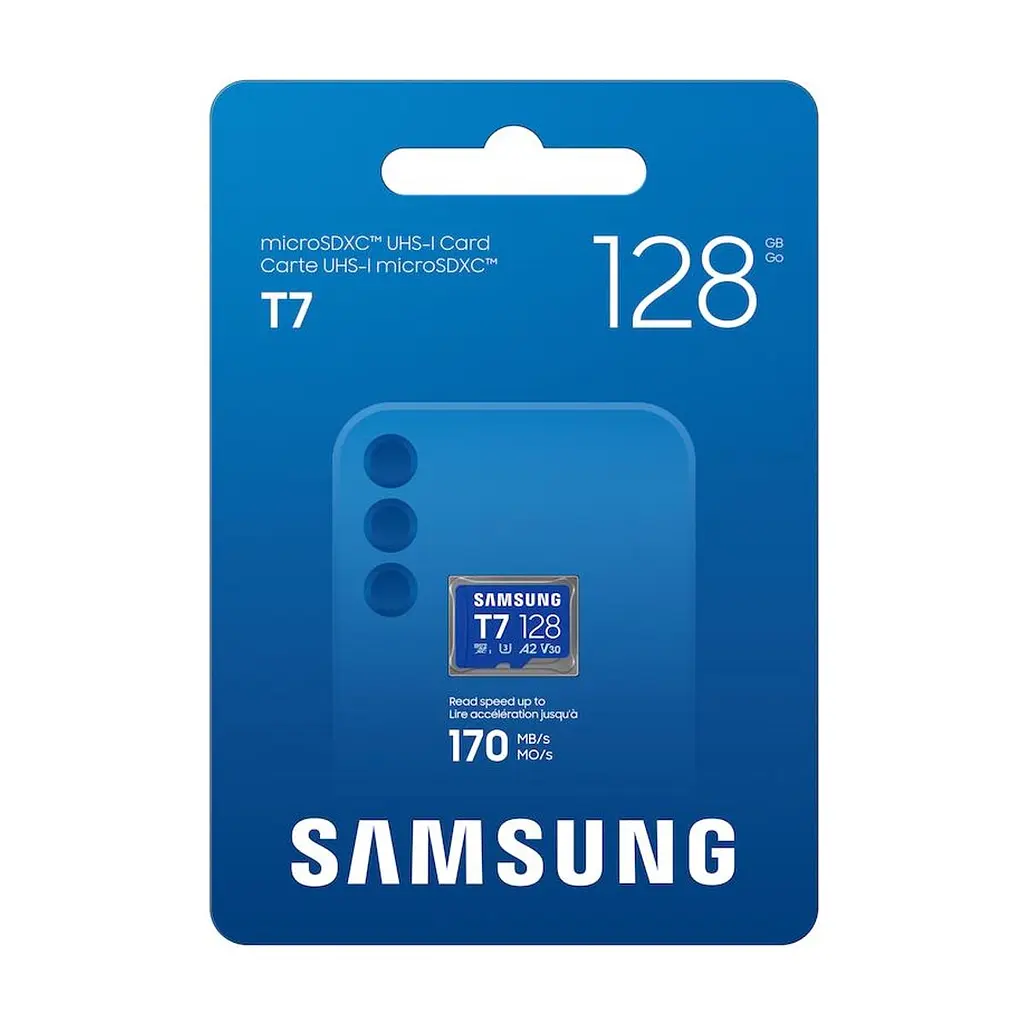 Карта пам'яті Samsung 128GB microSDXC class 10 UHS-I U3 V30 A2 T7 (MB-MB128T/WW) - фото 4