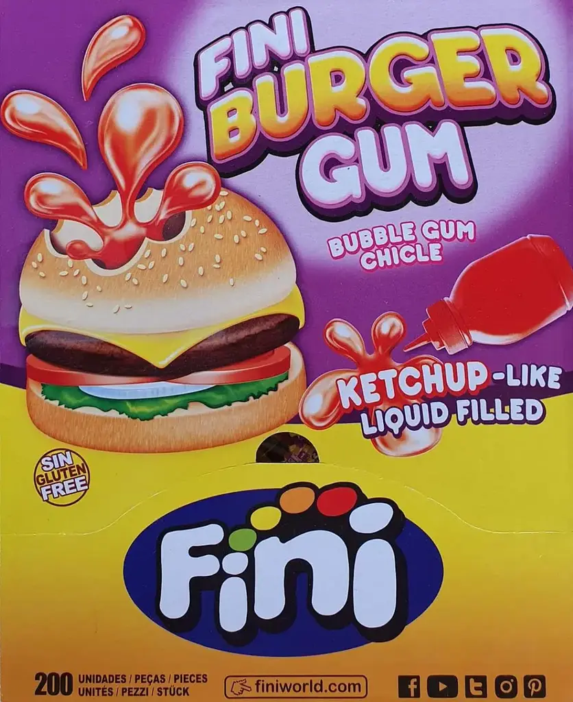 Жуйка Fini Burger Gum 1шт - фото 8