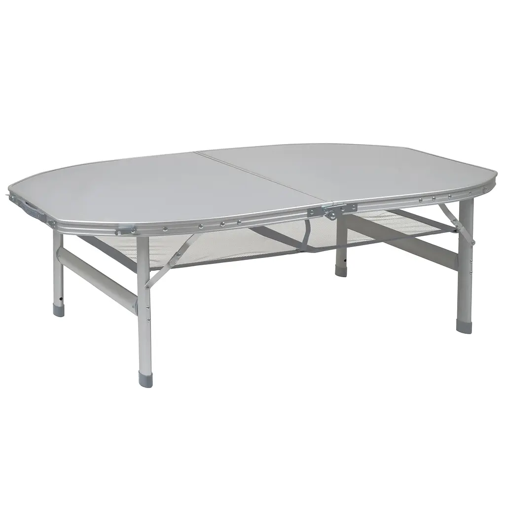 Стіл Bo-Camp Premium Oval 120x80 cm Сірий - фото 2