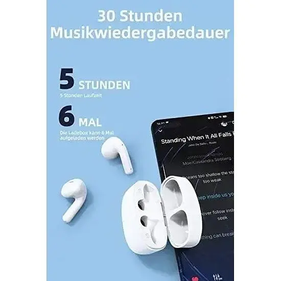 Бездротові навушники TWS XY-80 Bluetooth 5.1 Android iOS IPX7 - фото 3