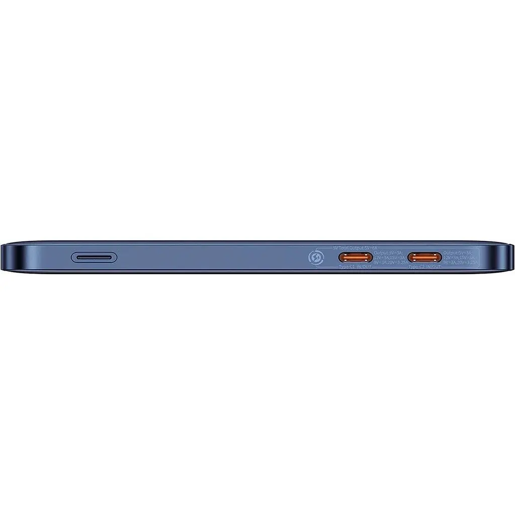 Портативный аккумулятор Baseus Blade2 Intelligent Edition 65W 12000mAh blue (P10063801323-00) - фото 3