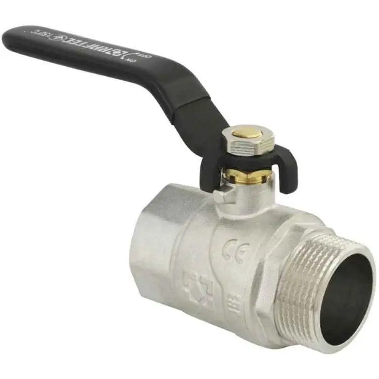 Кран кульовий RAFTEC 1 1/4" ВЗ, DN32, DRH41, CW617N, ручка, BLACK