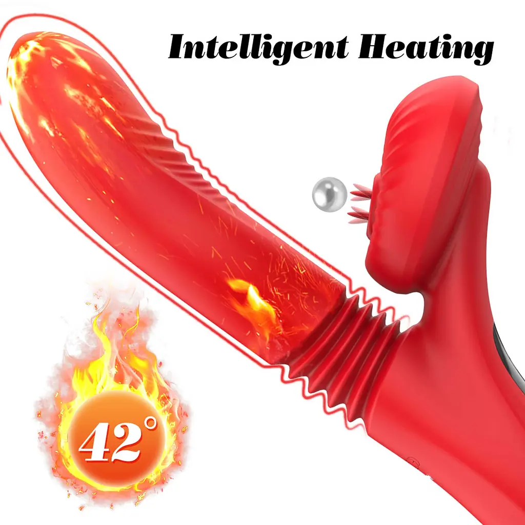 Вібратор для подвійної стимуляції Silicone Vibrator 7 Powerful Modes Boss Series 63-00075 103504 - фото 2