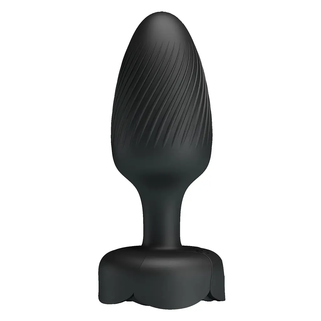 Анальна пробка Pretty Love Osborn 9.8 см (чорна) - фото 2