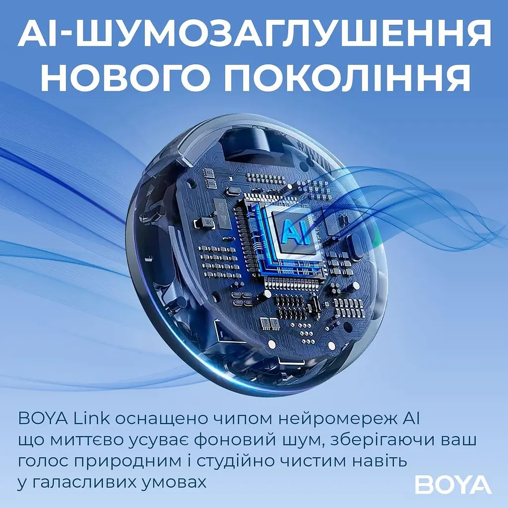 Микрофон Boya LINK 3-01 Type-C/TRS/Lightning Black (LINK 3-01) - фото 9