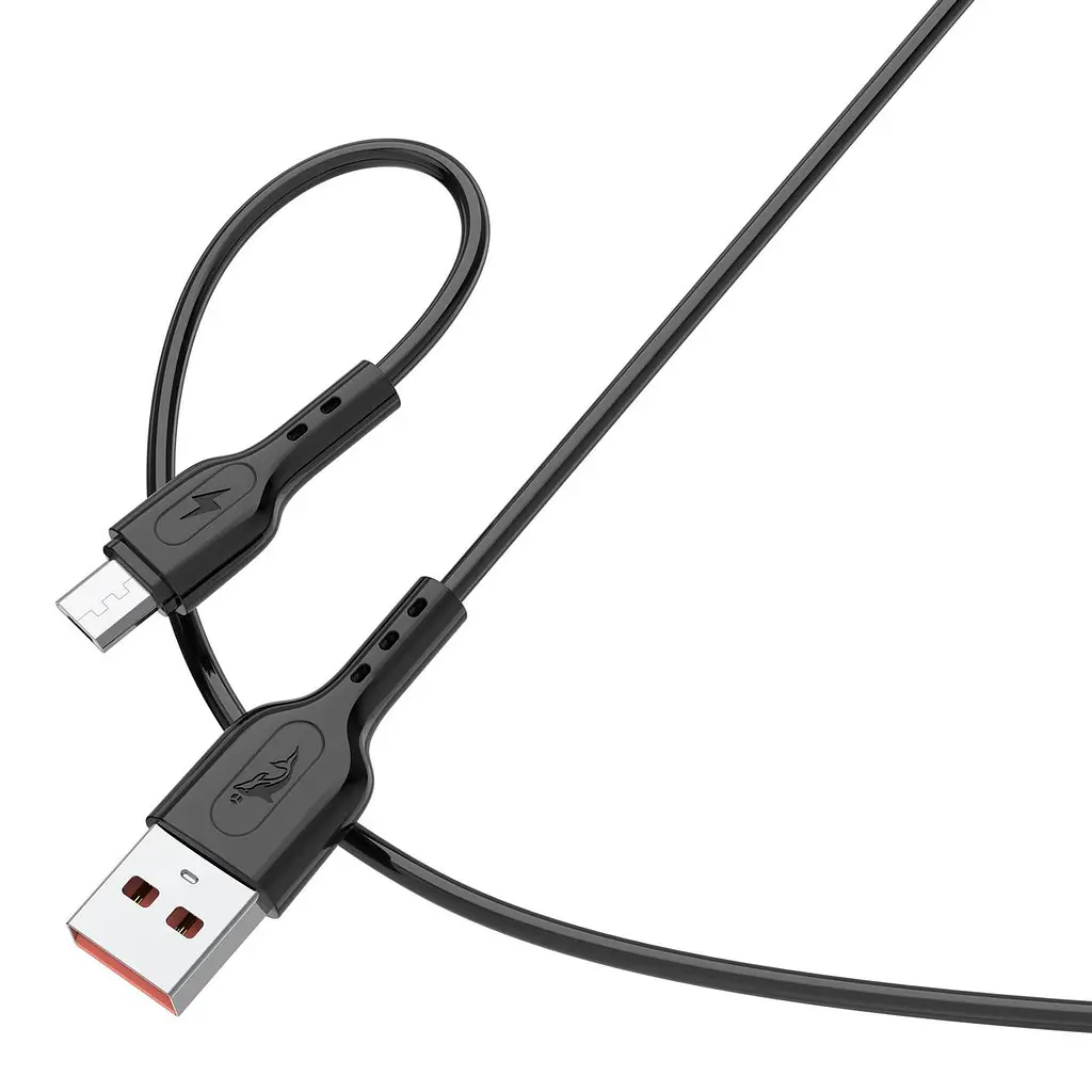 Кабель SkyDolphin S66V USB - micro USB (M/M), 1 м, Чорний (SDUSB-000652) - фото 2