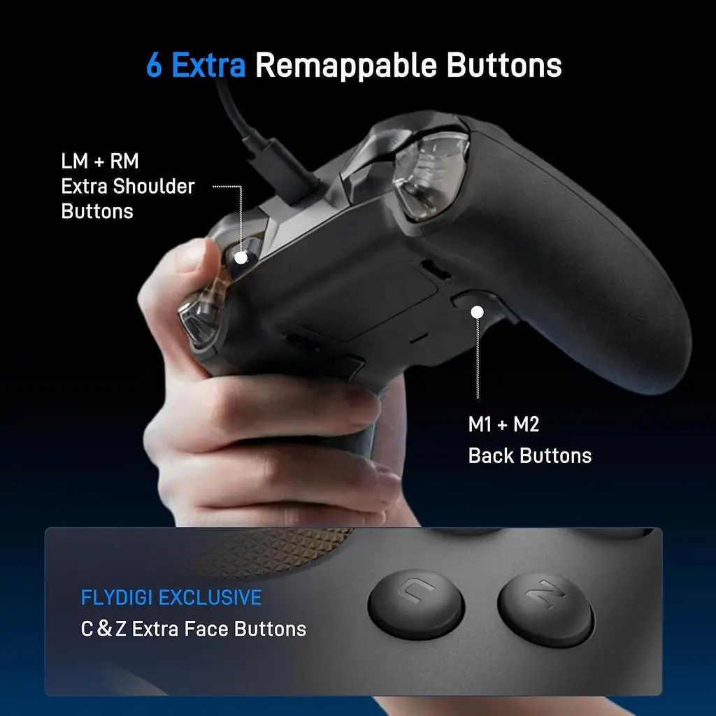 Геймпад Flydigi Vader 5S провідний для Xbox Series X|S, Xbox One, Windows 10/11 - фото 7