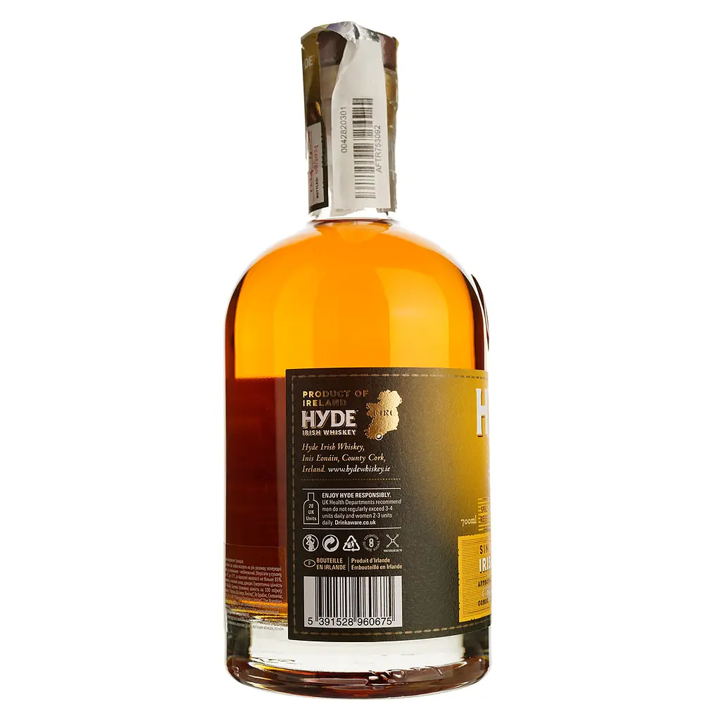 Виски Hyde №12 1893 Single Pot Still Irish Whiskey 46% 0.7 л - фото 2