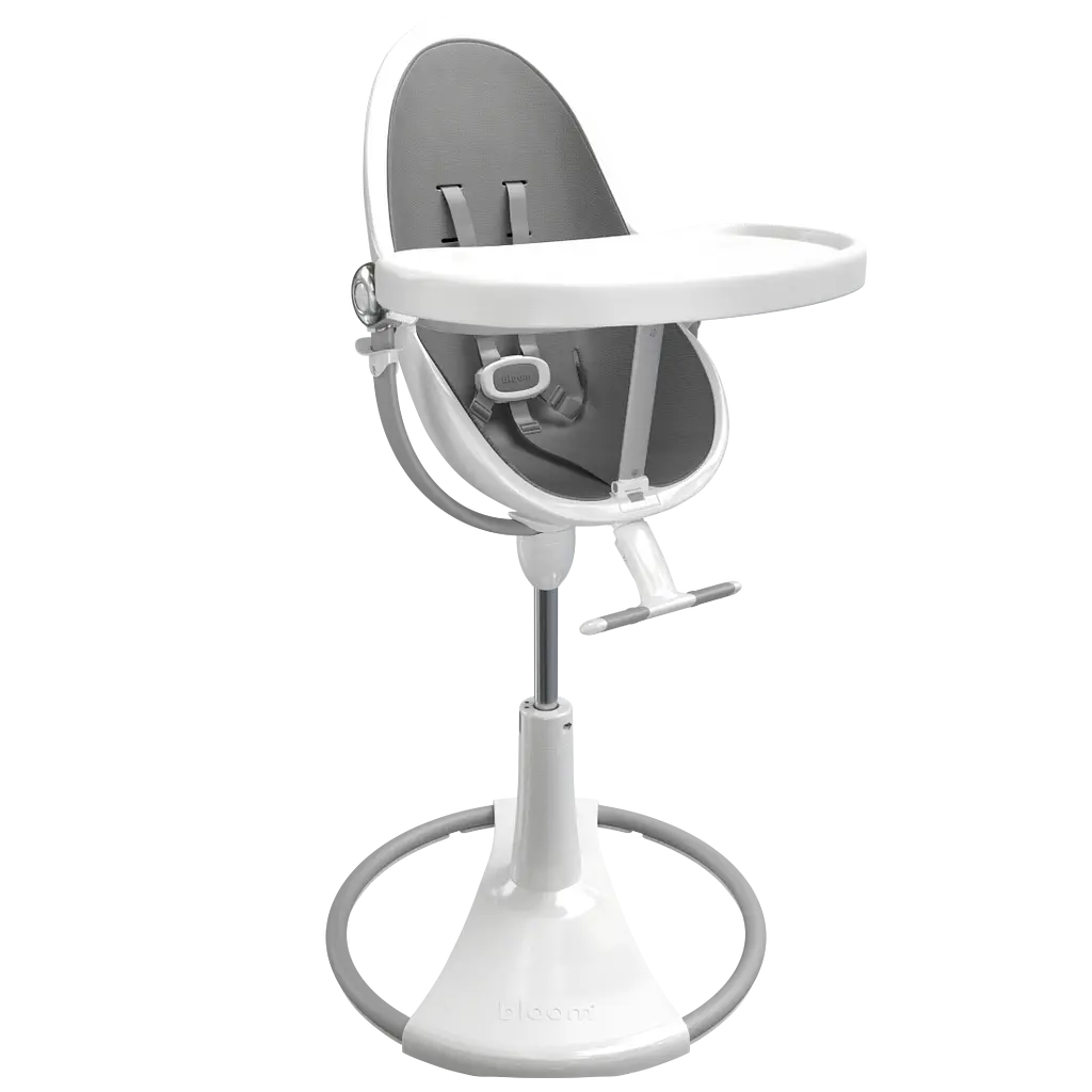 Стільчик для годування Bloom Fresco White/Snakeskin grey (E10535-W\E10516-SSG) - фото 2